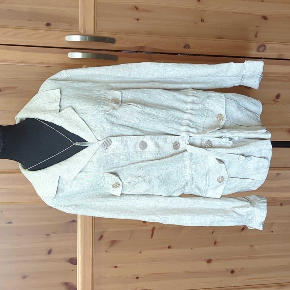 XXL It's a New Vision 100%  Linen Jacket